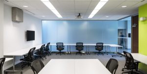One of the classrooms of the George Brown College - Casa Loma Campus BAEC.
