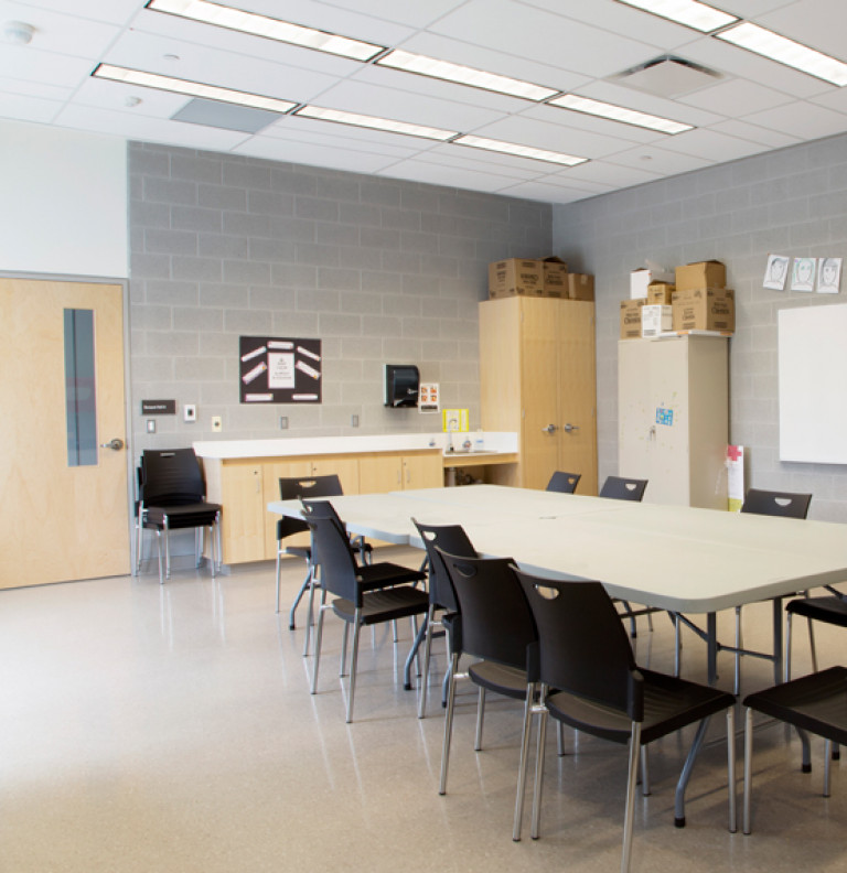 A conference or course room of the Regent Park Community Centre.