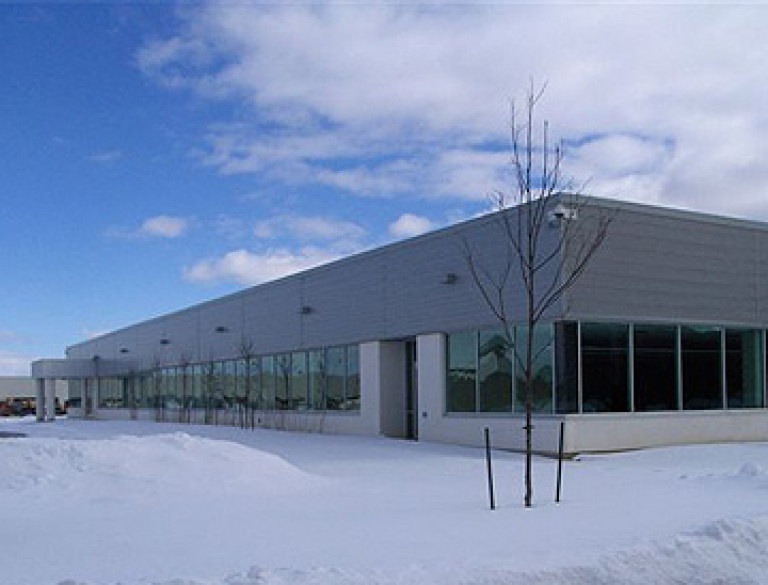 Brampton Transit Facility by Aquicon Construction, photographed in mid winter.