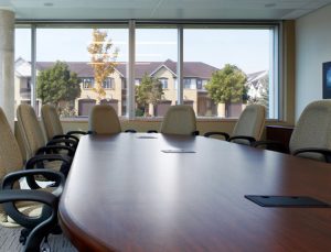 View of a conference room at the Halton Regional Police Services No. 3 District Facility.