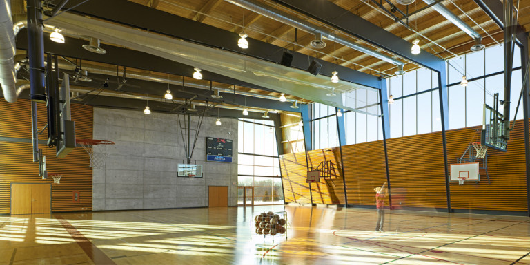 A wide image showcasing Newcastle Community Centre's indoor recreational space.