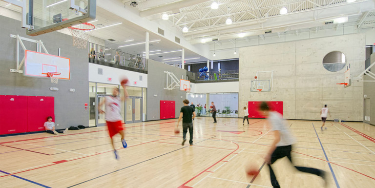 The Owen Sound Regional Recreation Centre features open recreational space for the community.