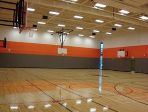 The Quinte West YMCA provides a beautiful and accommodating court for athletic activity.