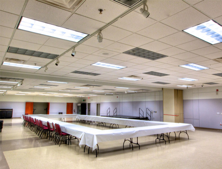 The Vic Johnston Community Centre provides multi-use space for a variety of community activities.