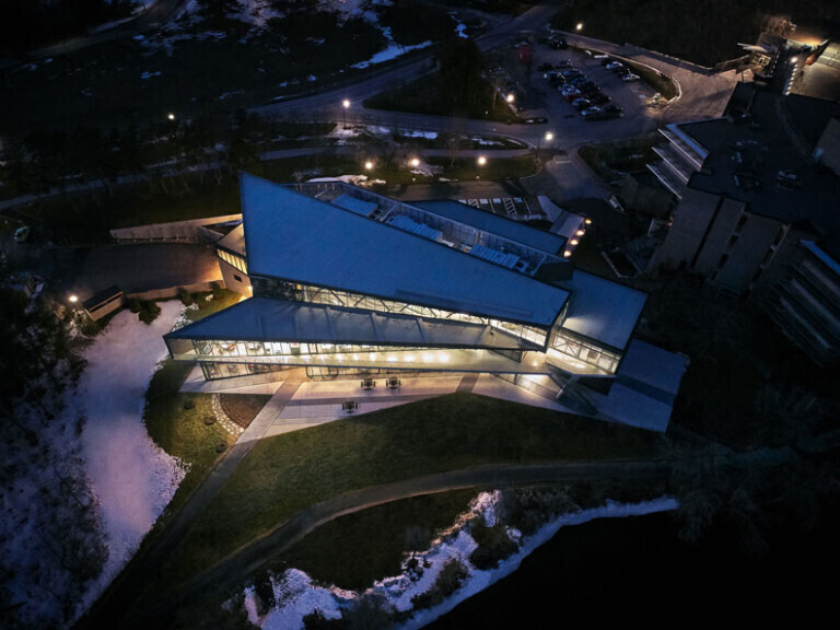Trent University Student Services Aerial View